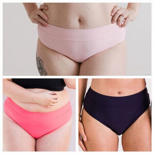 Bikini Briefs Bundle Pink Purple Hot Pink NWT